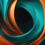 4k Stock Footage, Azure, Orange, Aqua, Circle, Tints And Shades