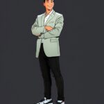 Anime Posters For Room, Suit Trousers, Footwear, Hand, Arm, Sleeve