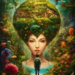 Anime Wall Paper, Flower, Plant, Eye, People In Nature, Green