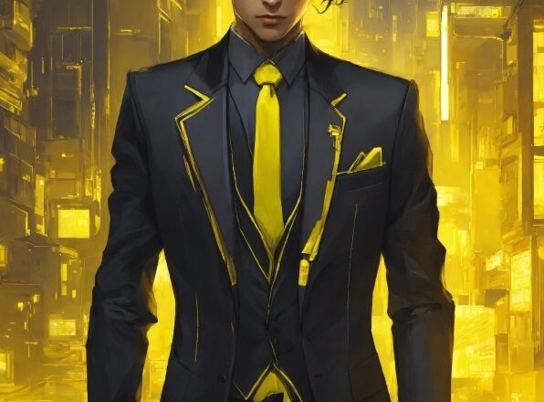 Black, Human, Dress Shirt, Yellow, Fashion, Sleeve