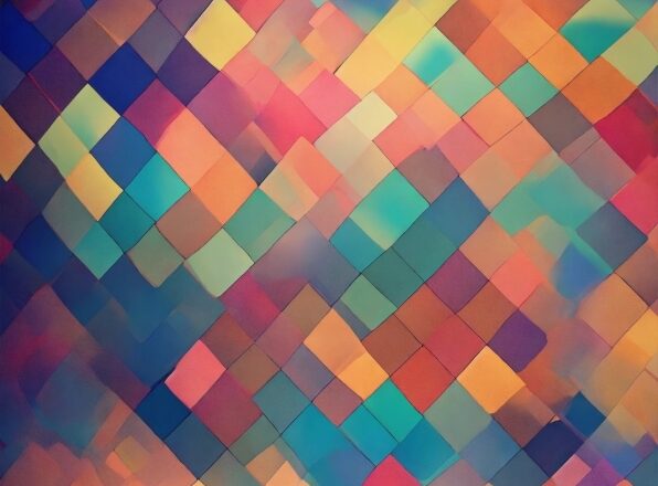 Colorfulness, Azure, Textile, Orange, Purple, Art