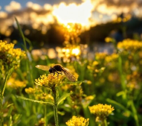 Design, Flower, Plant, Sky, Cloud, Pollinator