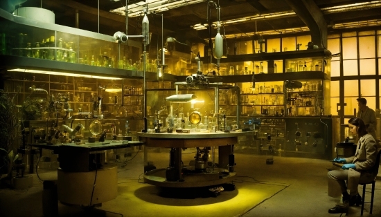 Display Case, Glass, Machine, Science, Metal, Shelf