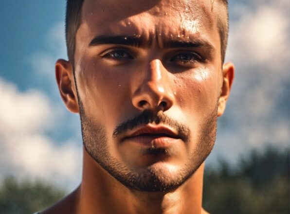 Forehead, Hair, Lip, Chin, Sky, Cloud