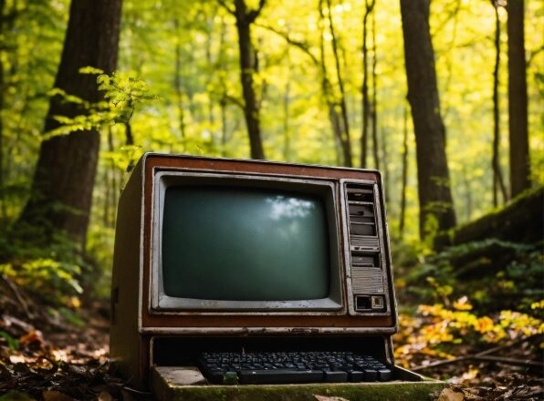 Global Warming Stock Footage, Computer, Plant, Personal Computer, Leaf, Tree