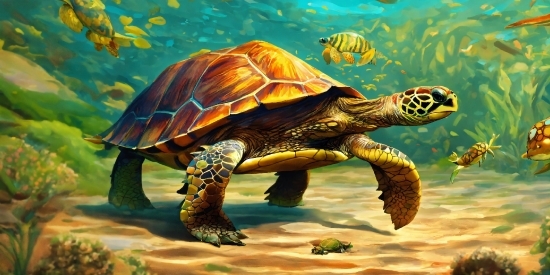 Hd Backgrounds 1080p Free Download, Water, Reptile, Organism, Turtle, Hawksbill Sea Turtle