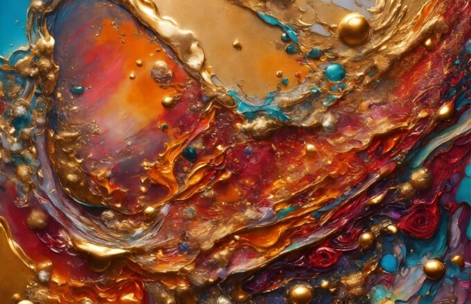 Liquid, Water, Amber, Fluid, Art, Glass