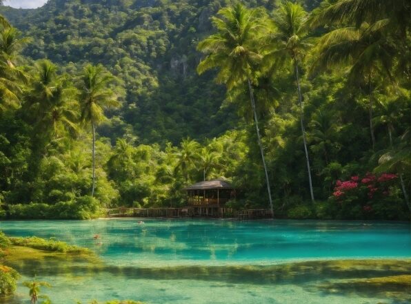 Mubert Music, Water, Sky, Plant, Mountain, Green