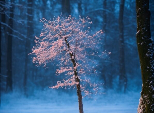 Plant, Atmosphere, Snow, Natural Landscape, Branch, Wood