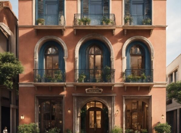 Plant, Building, Window, Sky, Door, Residential Area