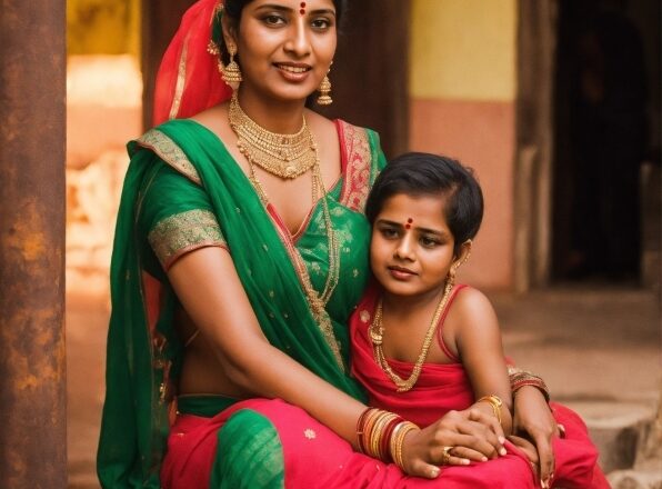 Skin, Smile, Sari, Temple, Happy, Flash Photography