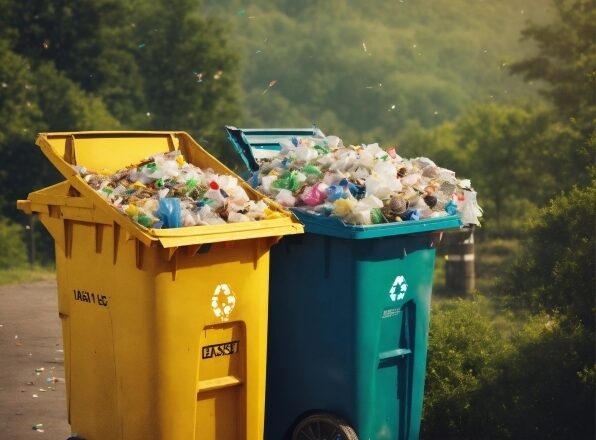 Sky, Mountain, Daytime, Waste Container, Waste Containment, Plant