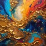 Stock Footage Subscription Sites, Liquid, Azure, Fluid, Art Paint, Paint