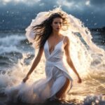 Water, Cloud, Sky, People In Nature, Mythical Creature, Dress