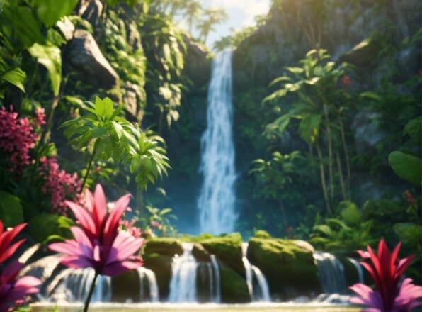 Water, Plant, Flower, Sky, Light, Cloud