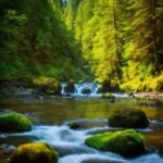 Water, Plant, Fluvial Landforms Of Streams, Natural Landscape, Branch, Larch