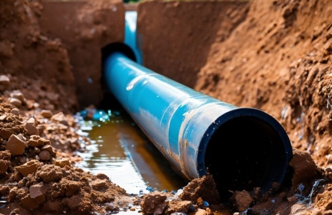 Water Resources, Pipeline Transport, Water, Liquid, Tree, Steel Casing Pipe