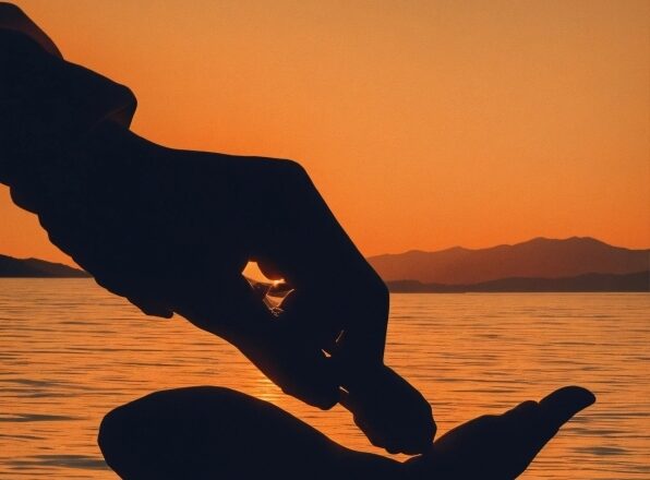 Water, Sky, People In Nature, Human Body, Flash Photography, Gesture