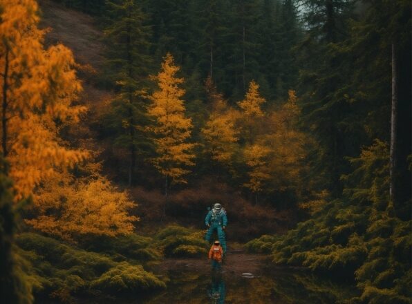 Water, Sky, Plant, Natural Landscape, Larch, Tree