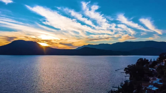 1950s Stock Footage, Sunset, Beach, Sun, Sea, Water