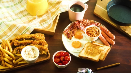 4k Video Clips, Breakfast, Meal, Food, Nutriment, Dinner