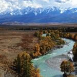 Background Chroma Key Free, Landscape, River, Mountain, Water, Forest