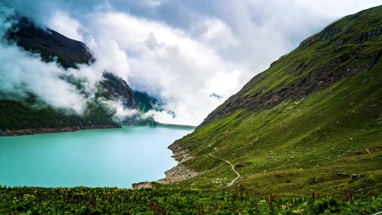 Background Video For Website, Landscape, Lake, Water, Highland, Sky