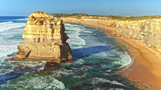 Car Background Video Download, Cliff, Geological Formation, Ocean, Sea, Coast