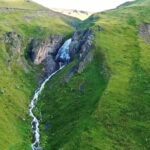 Cave Stock Footage, Mountain, Stone Wall, Highland, Landscape, Fence