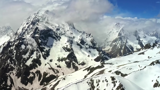 Cc Free Videos, Glacier, Mountain, Snow, Alp, Peak