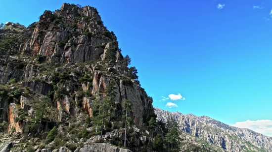 Christmas Stock Footage, Cliff, Geological Formation, Mountain, Landscape, Rock