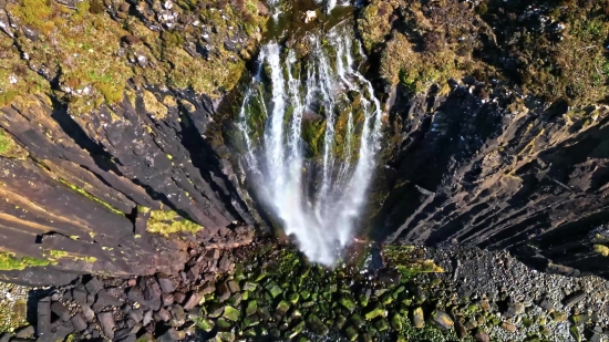 Diwali Stock Video, Waterfall, Wilderness, River, Stream, Rock