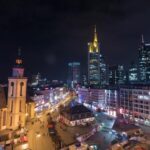 Download Video Tiktok Mp3, Business District, City, Night, Skyline, Cityscape