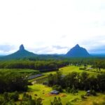 Drone Shot Stock Footage, Highland, Landscape, Grass, Rural, Mountain