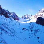 Fast Moving Background, Glacier, Mountain, Snow, Landscape, Winter