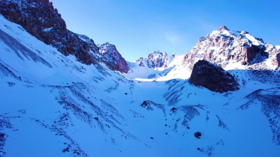 Fast Moving Background, Glacier, Mountain, Snow, Landscape, Winter