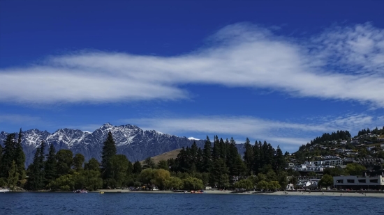 Film Grain Stock Footage, Lakeside, Shore, Range, Landscape, Lake