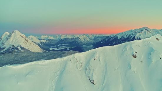 Flare Stock Video, Glacier, Mountain, Snow, Mountains, Peak