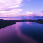 Footage Free, Lake, Body Of Water, Water, Sky, Sunset