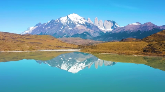 Free Backs In Motion, Mountain, Lake, Glacier, Range, Snow