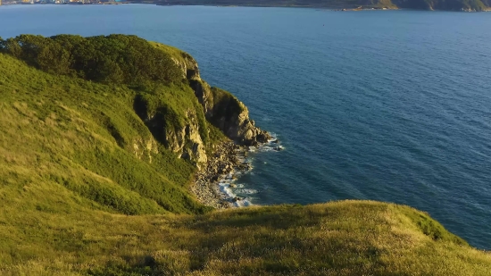 Free Presentation Background, Promontory, Geological Formation, Natural Elevation, Sea, Coast