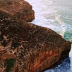 Free Stock Glitch Video, Geological Formation, Cliff, Promontory, Sea, Ocean