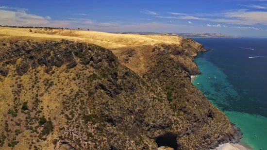 Green Screen Free Stock Video, Promontory, Geological Formation, Natural Elevation, Coast, Cliff