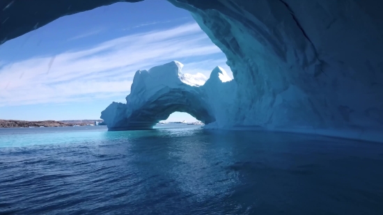 Helicopter Green Screen Video Download, Iceberg, Ocean, Sea, Water, Landscape