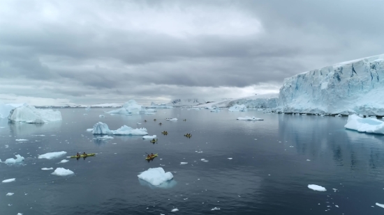 Holi Stock Footage, Iceberg, Ice, Sky, Snow, Landscape