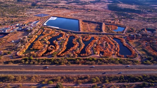 Lake Stock Footage, Canyon, Valley, Ravine, Desert, Rim