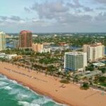 Motorcycle Stock Footage Free, City, Beach, Skyline, Cityscape, Architecture