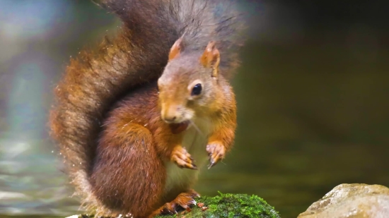 Nature Template Video Background, Fox Squirrel, Tree Squirrel, Rodent, Squirrel, Fur