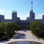 Paparazzi Stock Footage, Architecture, City, Skyscraper, Building, University