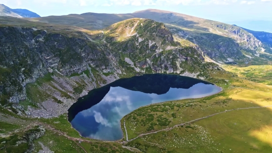 Particle Background Video, Mountain, Highland, Landscape, Mountains, Sky